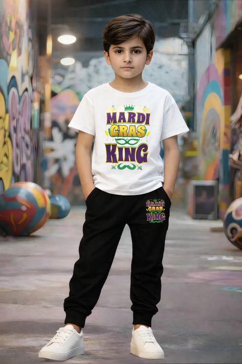 Kids Premium Tracksuit – T-Shirt & Trouser Set