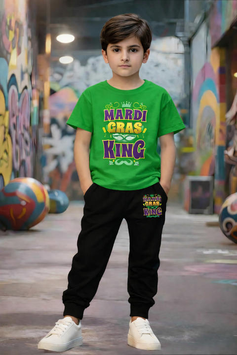 Kids Premium Tracksuit – T-Shirt & Trouser Set
