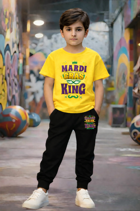 Kids Premium Tracksuit – T-Shirt & Trouser Set