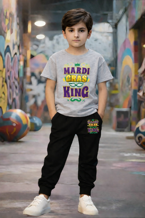 Kids Premium Tracksuit – T-Shirt & Trouser Set