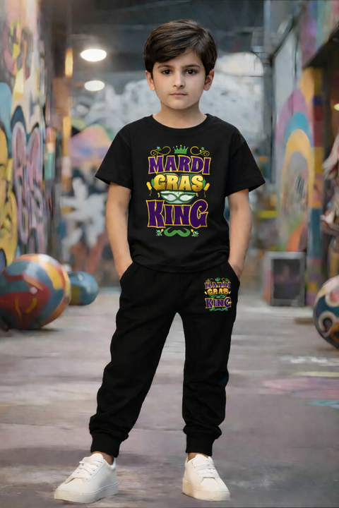 Kids Premium Tracksuit – T-Shirt & Trouser Set